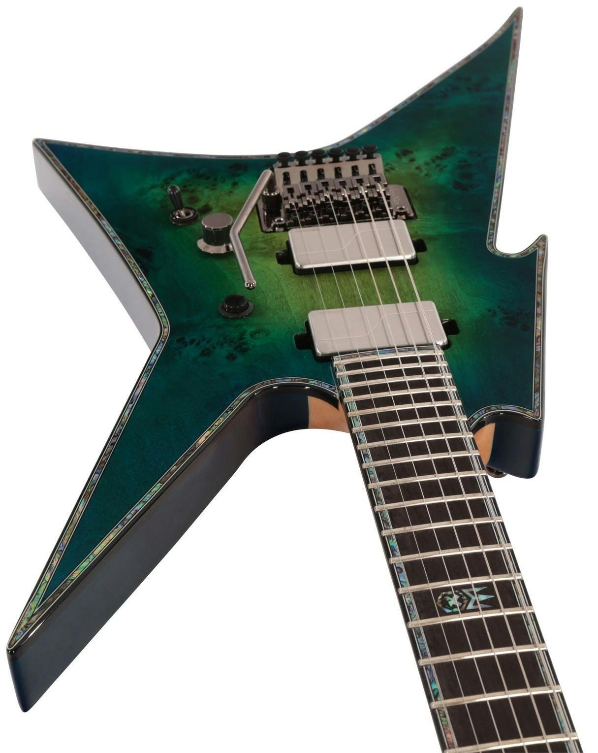 B.C Rich エレキギター IRON BIRD B.C. Rich Ironbird Standard Electric Guitar Onyx with Red Bevels