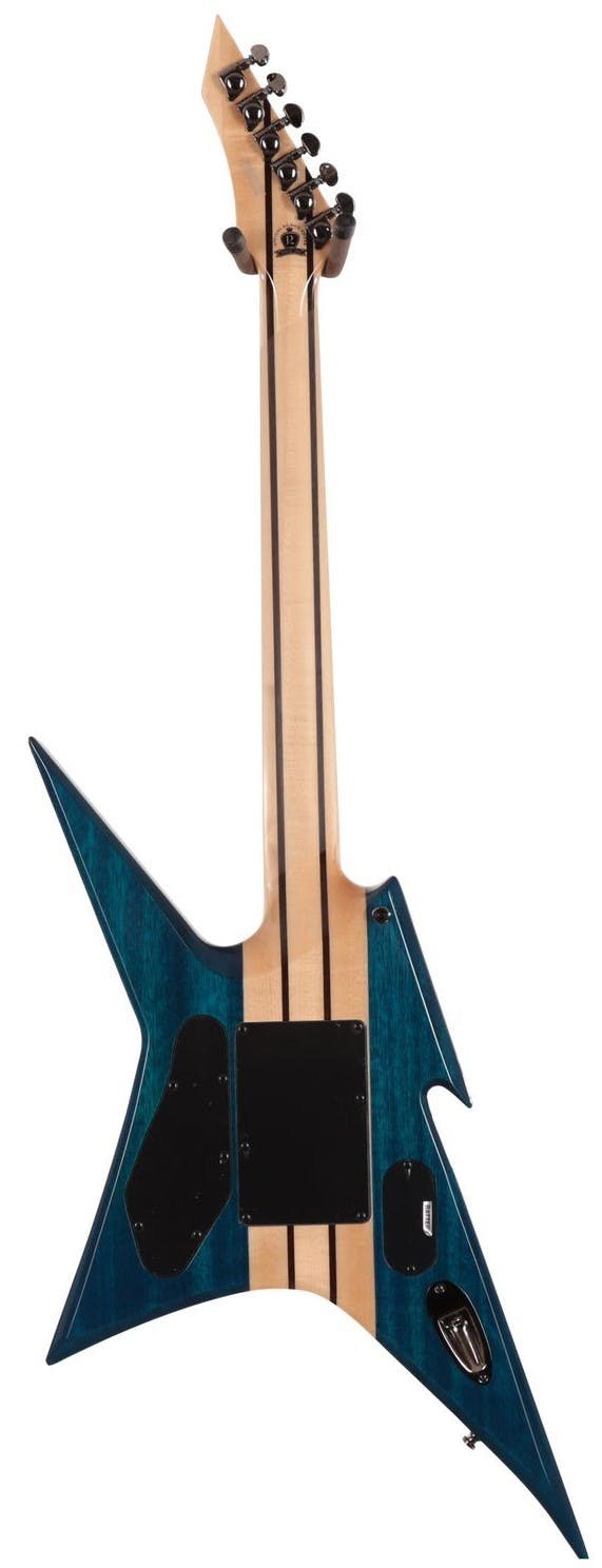 BC Rich Ironbird Extreme Exotic Floyd Rose Guitar In Cyan Blue - EXIRONFRCB-9.jpg
