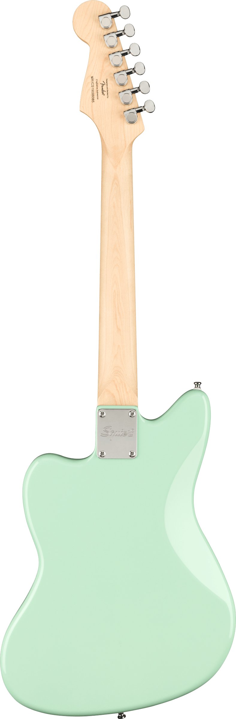 Squier Mini Jazzmaster Electric Guitar in Seafoam Green - 390846-0370125557_gtr_back_001_rl.jpg