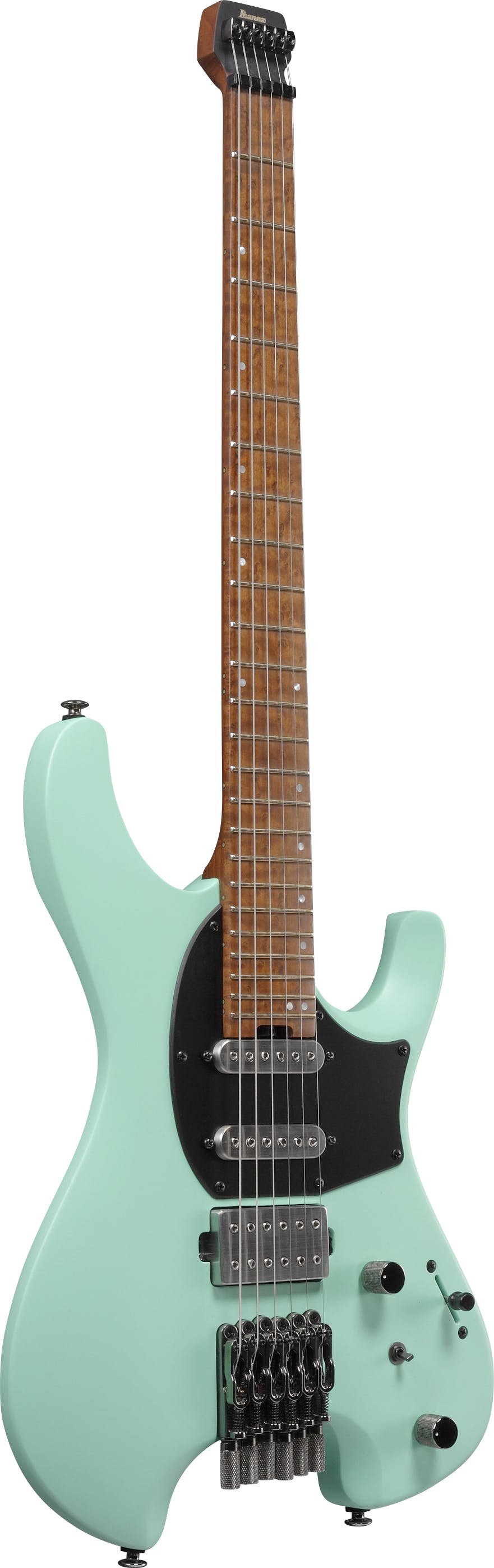 Ibanez Q54-SFM Q Series Headless Electric Guitar HSS in Sea Foam Green Matte - 446372-Ibanez-Q-Series-Headless-Guitar-HSS-Sea-Foam-Green-Matte-Angle.jpg