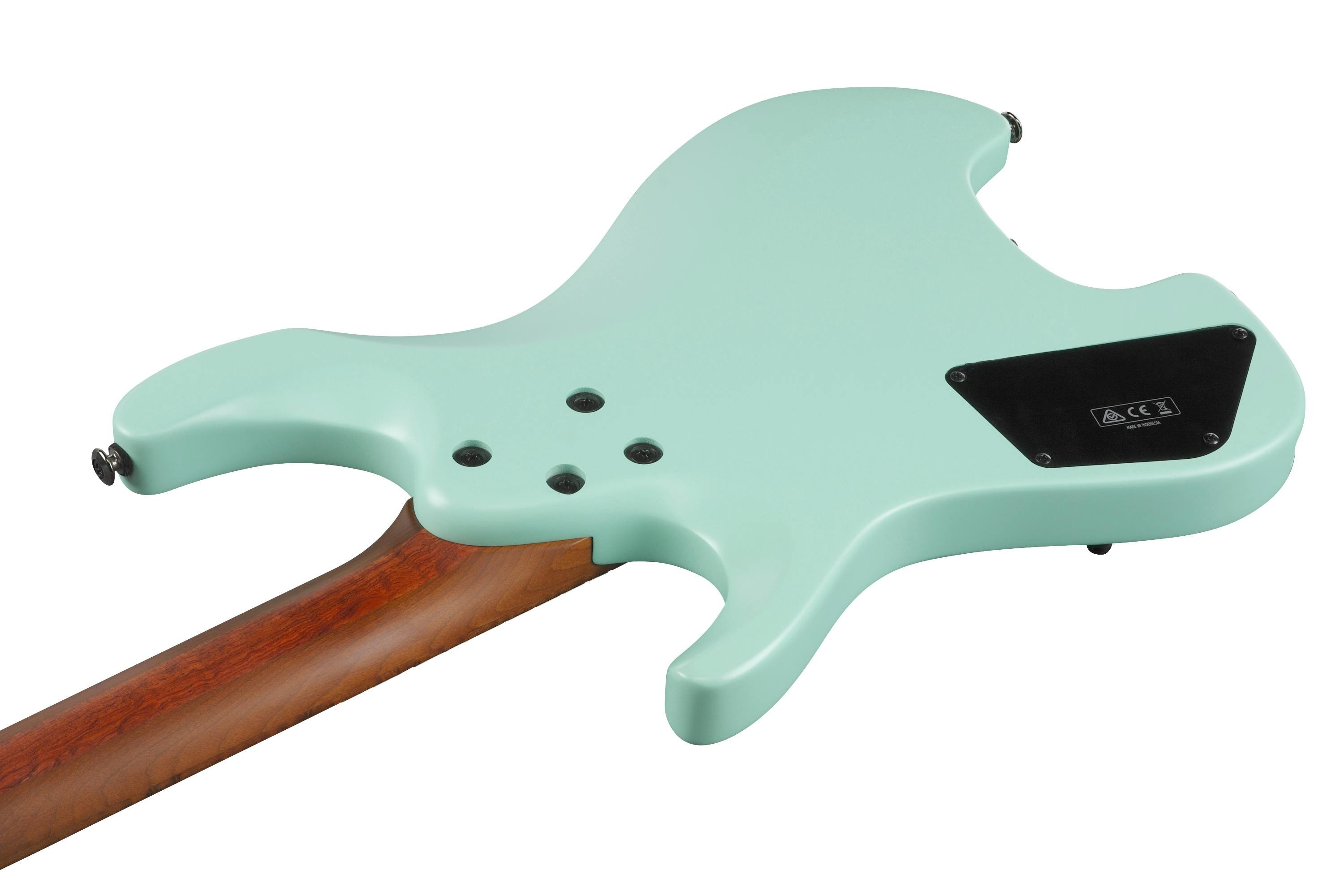 Ibanez Q54-SFM Q Series Headless Electric Guitar HSS in Sea Foam Green Matte - 446374-Ibanez-Q-Series-Headless-Guitar-HSS-Sea-Foam-Green-Matte-Body-Angle-Back.jpg