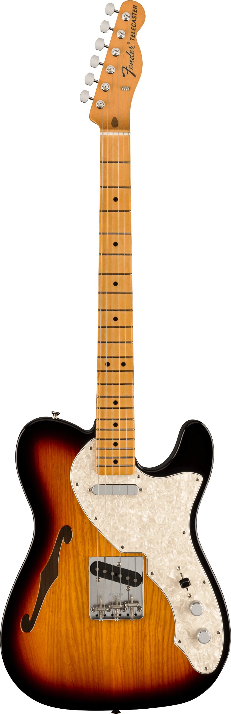 Fender Vintera II '60s Telecaster Thinline in 3-Tone Sunburst
