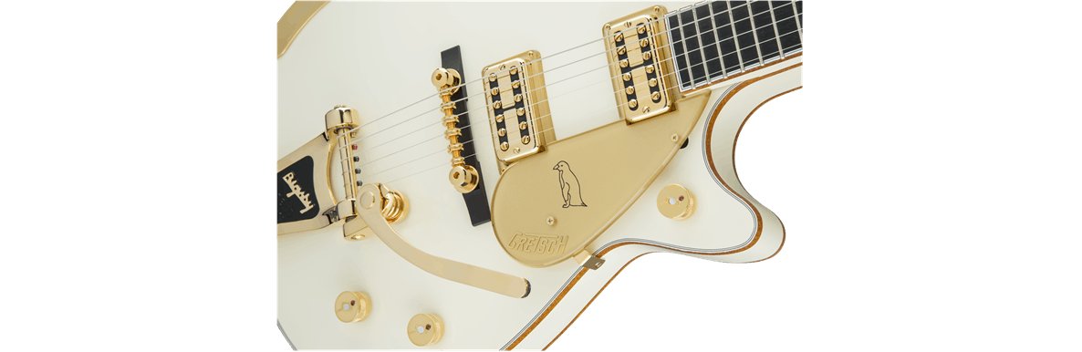 Gretsch G6134T-58 Vintage Select Penguin Vintage White with case
