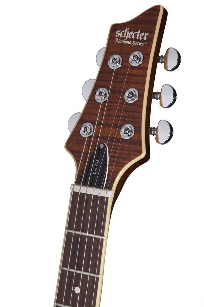 Schecter C-1 E/A Semi Hollow Electric Guitar in Cats Eye