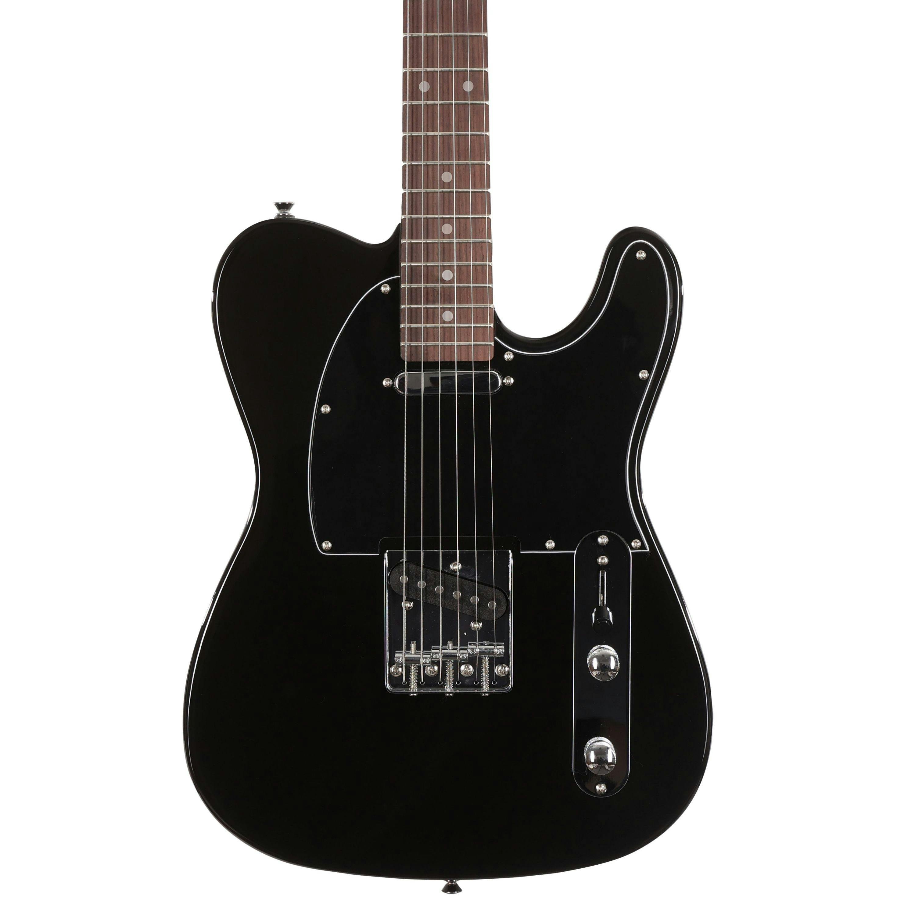 EastCoast T1 Electric Guitar in Black with Rosewood Fretboard - 477376-EastCoast T1 Electric Guitar in Black Rosewood Fingerboard.jpg