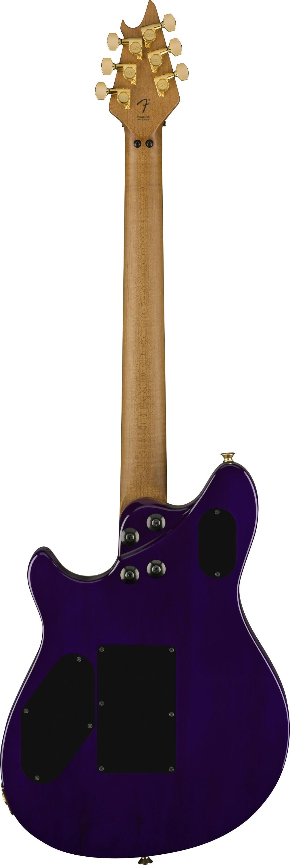 EVH Wolfgang Special QM Electric Guitar in Purple Burst - 5107701593-EVH-Wolfgang-Special-QM-Purple-Burst-Back.jpg
