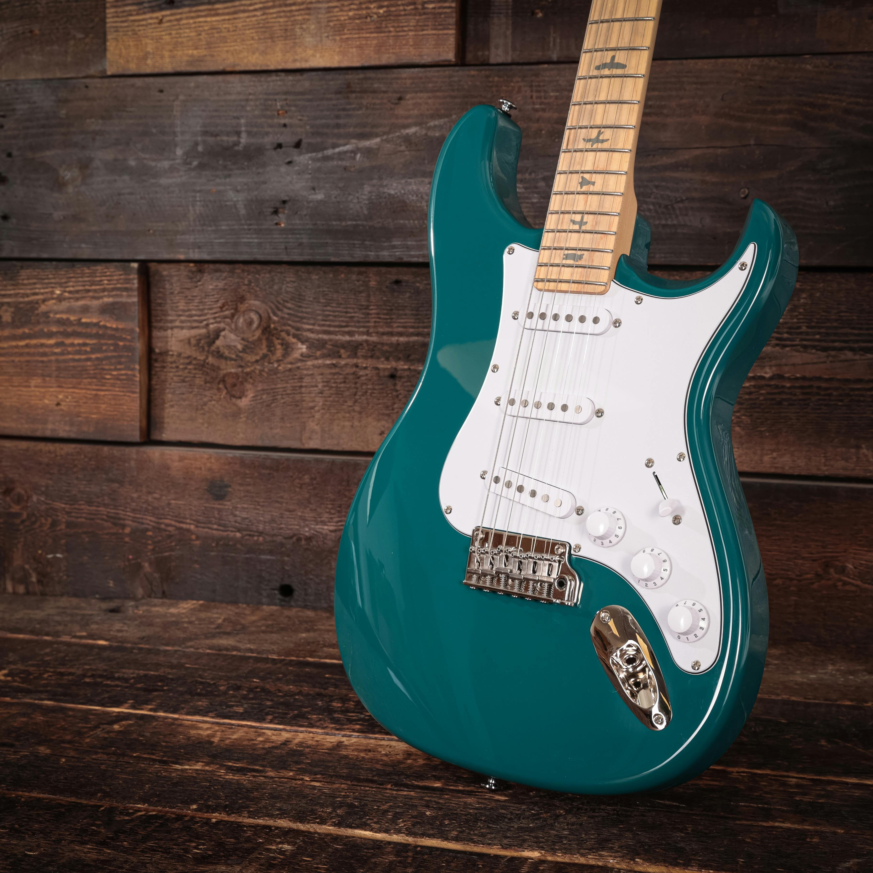 PRS John Mayer SE Silver Sky Maple Electric Guitar in Nylon Blue