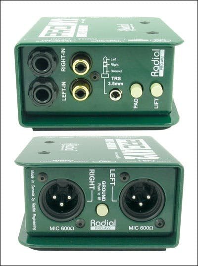 Radial PRO-AV2 2 channel passive DI box for Media and AV Systems - 51738-tmpF74A.jpg