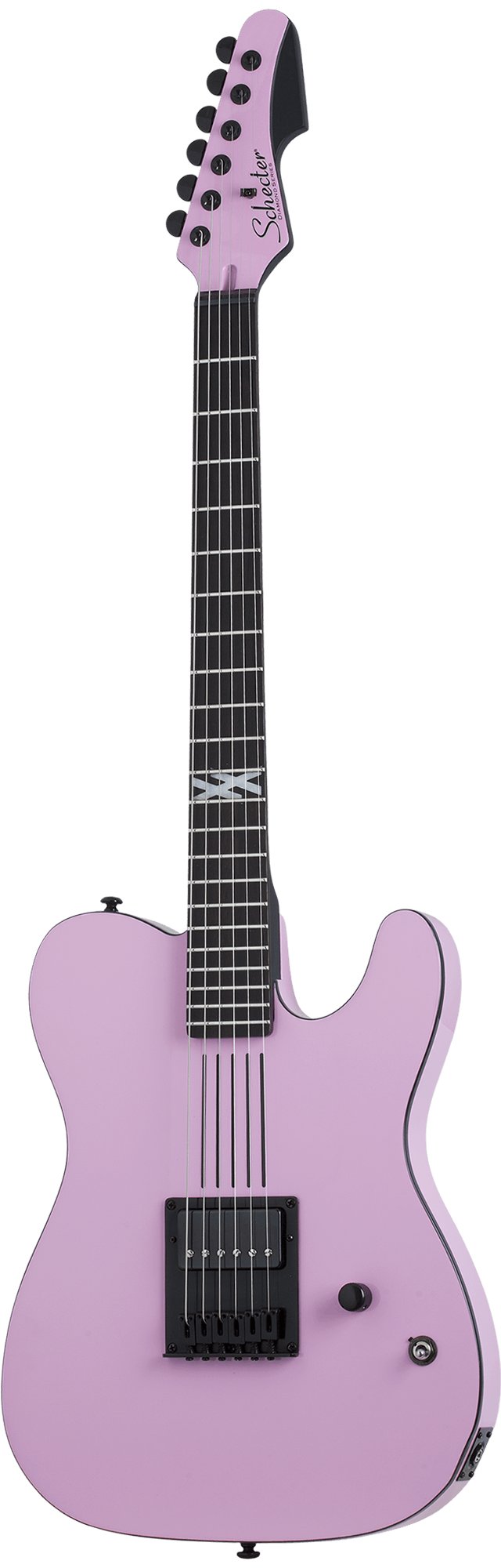 Schecter Machine Gun Kelly Signature PT Electric Guitar in Pink