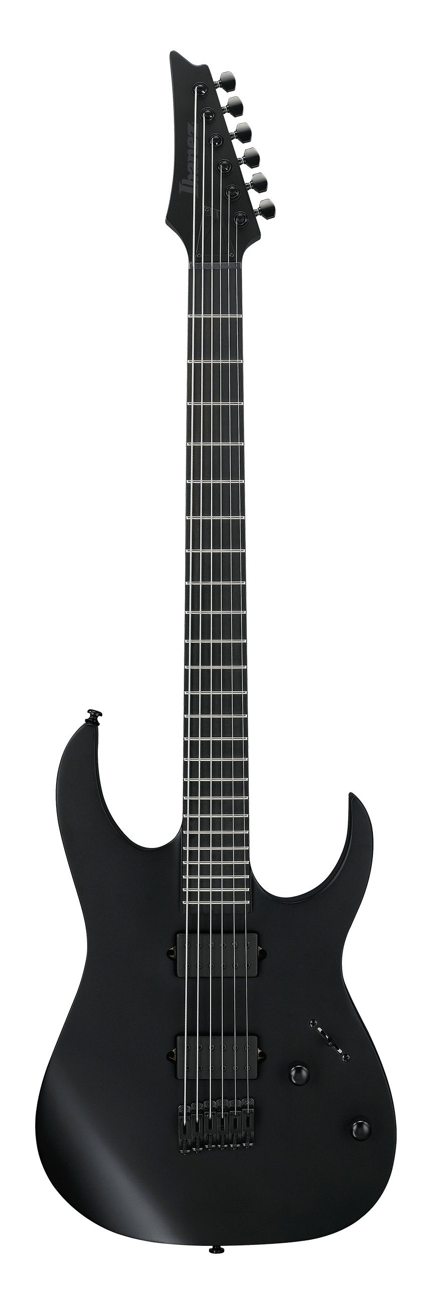 Ibanez RGRTBB21-BKF Baritone Electric Guitar in Black Flat