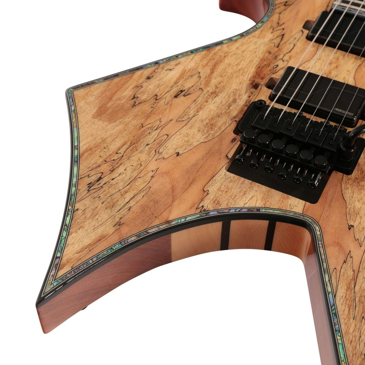 BC Rich Extreme Series Warbeast Exotic Electric Guitar with Floyd Rose in Spalted Maple - EXWBFRSM-3.jpg
