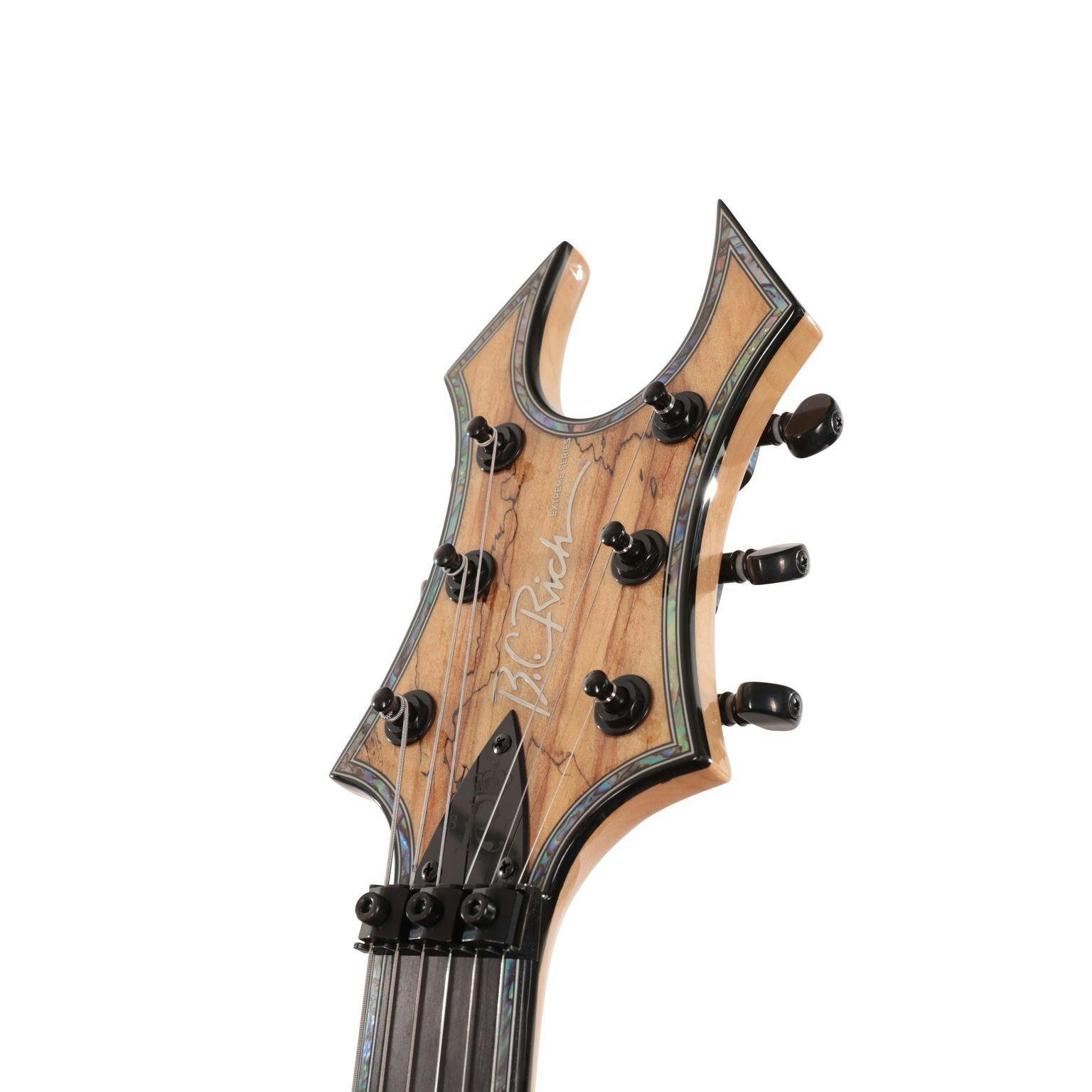 BC Rich Extreme Series Warbeast Exotic Electric Guitar with Floyd Rose in Spalted Maple - EXWBFRSM-7.jpg