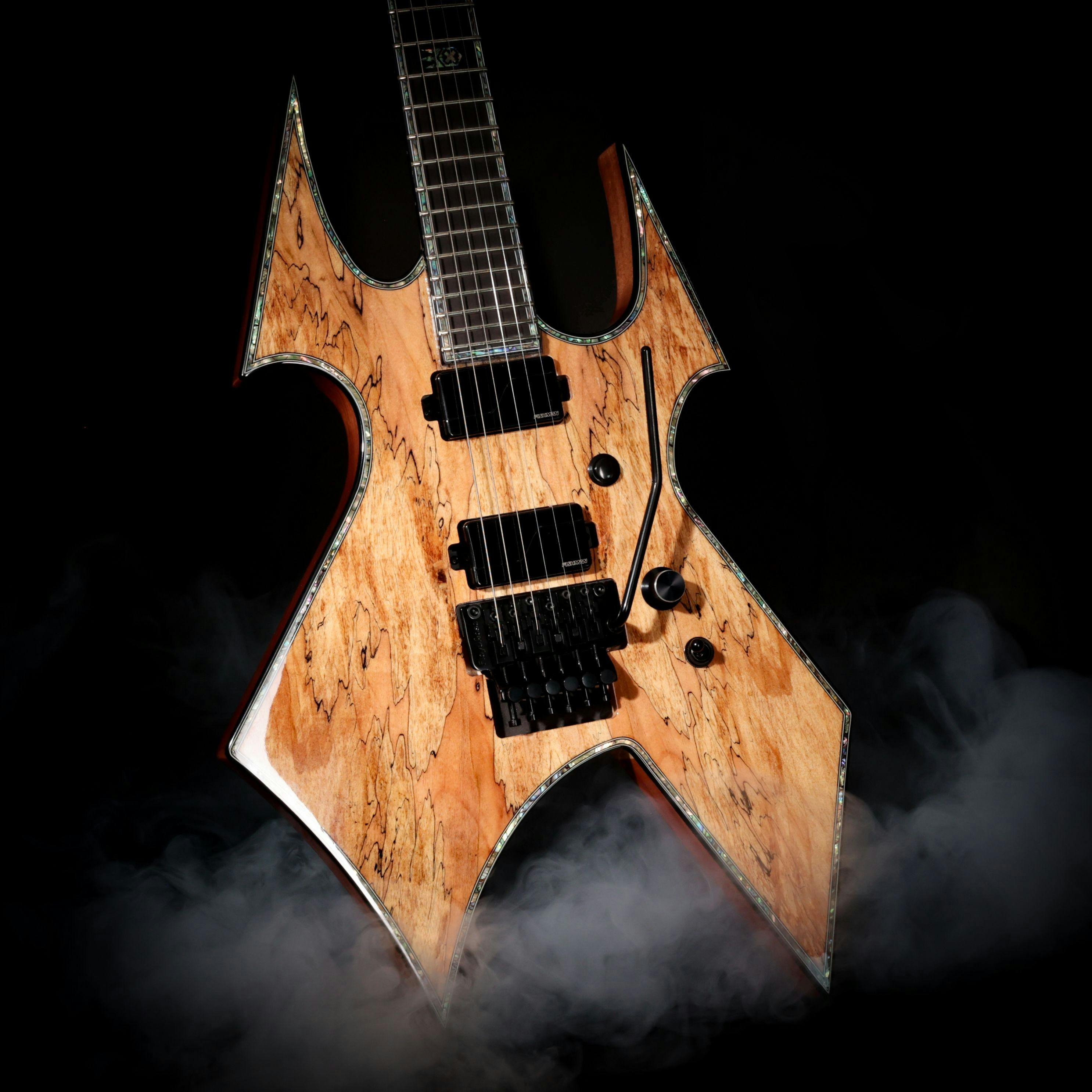 BC Rich Extreme Series Warbeast Exotic Electric Guitar with Floyd Rose in Spalted Maple - EXWBFRSM-10.jpg