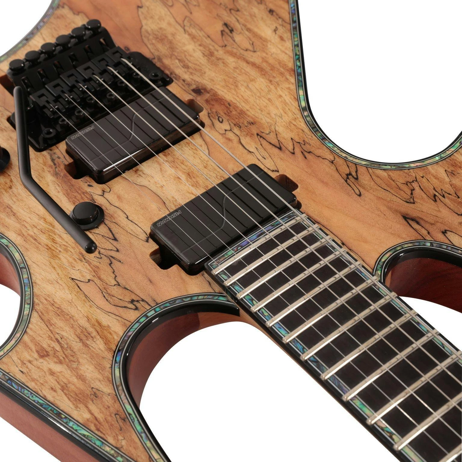 BC Rich Extreme Series Warbeast Exotic Electric Guitar with Floyd Rose in Spalted Maple - EXWBFRSM-15.jpg