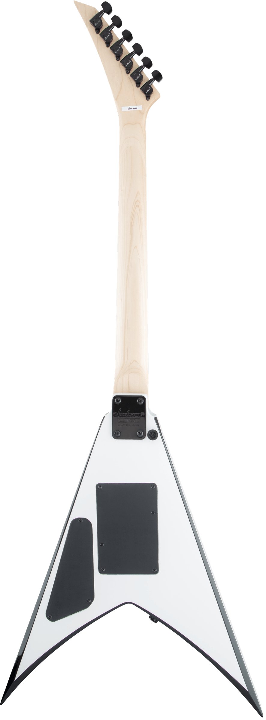 Jackson Guitar JS32 King V in White with Black Bevels and Amaranth Fretboard - 330601-2910224577_gtr_back_001_rl.jpg