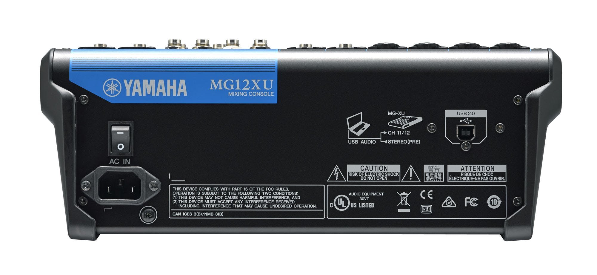 Yamaha MG12XU 12-Channel USB Mixing Desk with FX - Andertons Music Co.