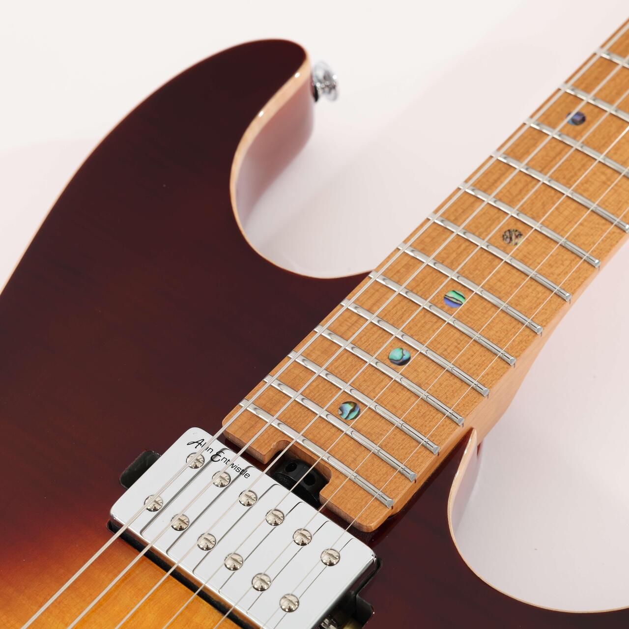 Soloking MS-1 Custom Electric Guitar with Flame Maple Top in Fire Wakesurf - MS-1CUSTOM-FW (6).jpg