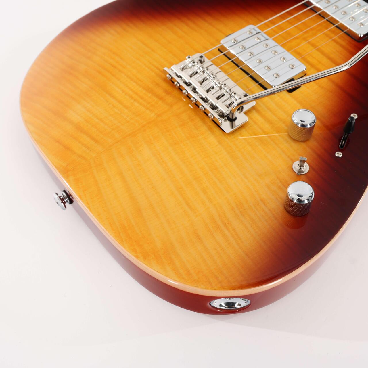 Soloking MS-1 Custom Electric Guitar with Flame Maple Top in Fire Wakesurf - MS-1CUSTOM-FW (7).jpg