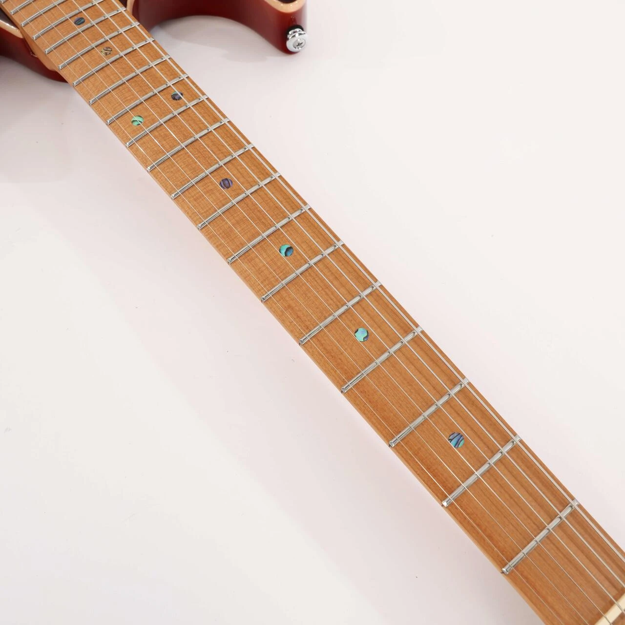 Soloking MS-1 Custom Electric Guitar with Flame Maple Top in Fire Wakesurf - MS-1CUSTOM-FW (10).jpg