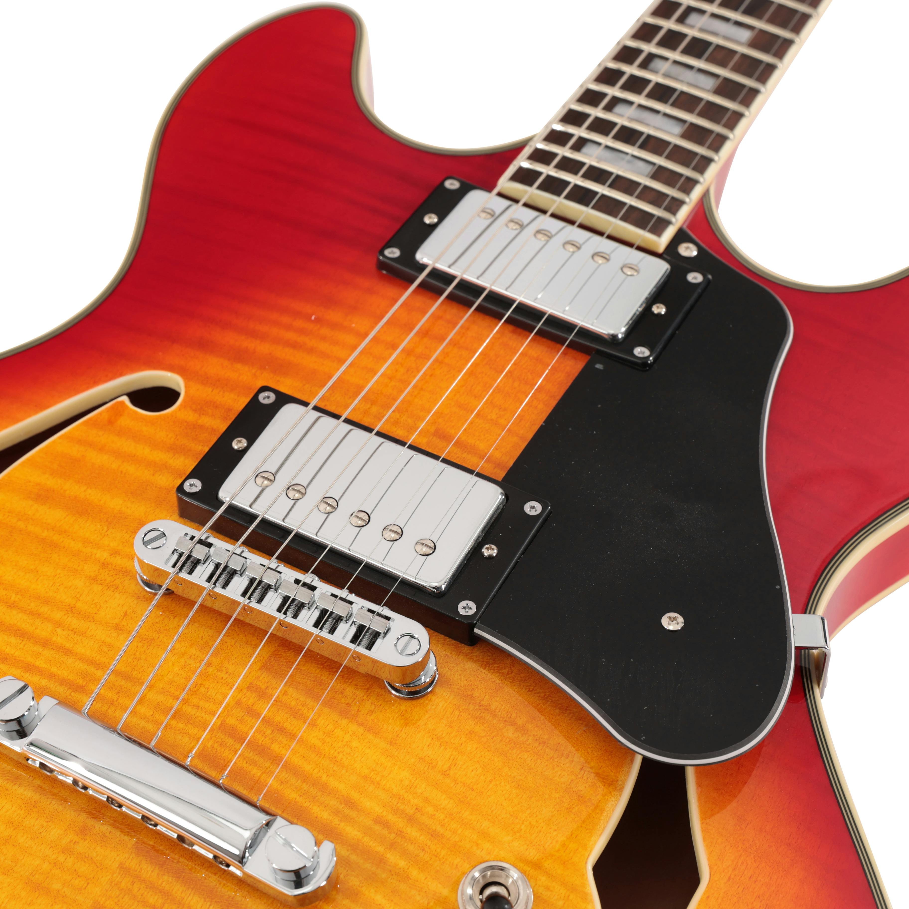 Sire Larry Carlton H7 Semi-Hollow Electric Guitar in Cherry