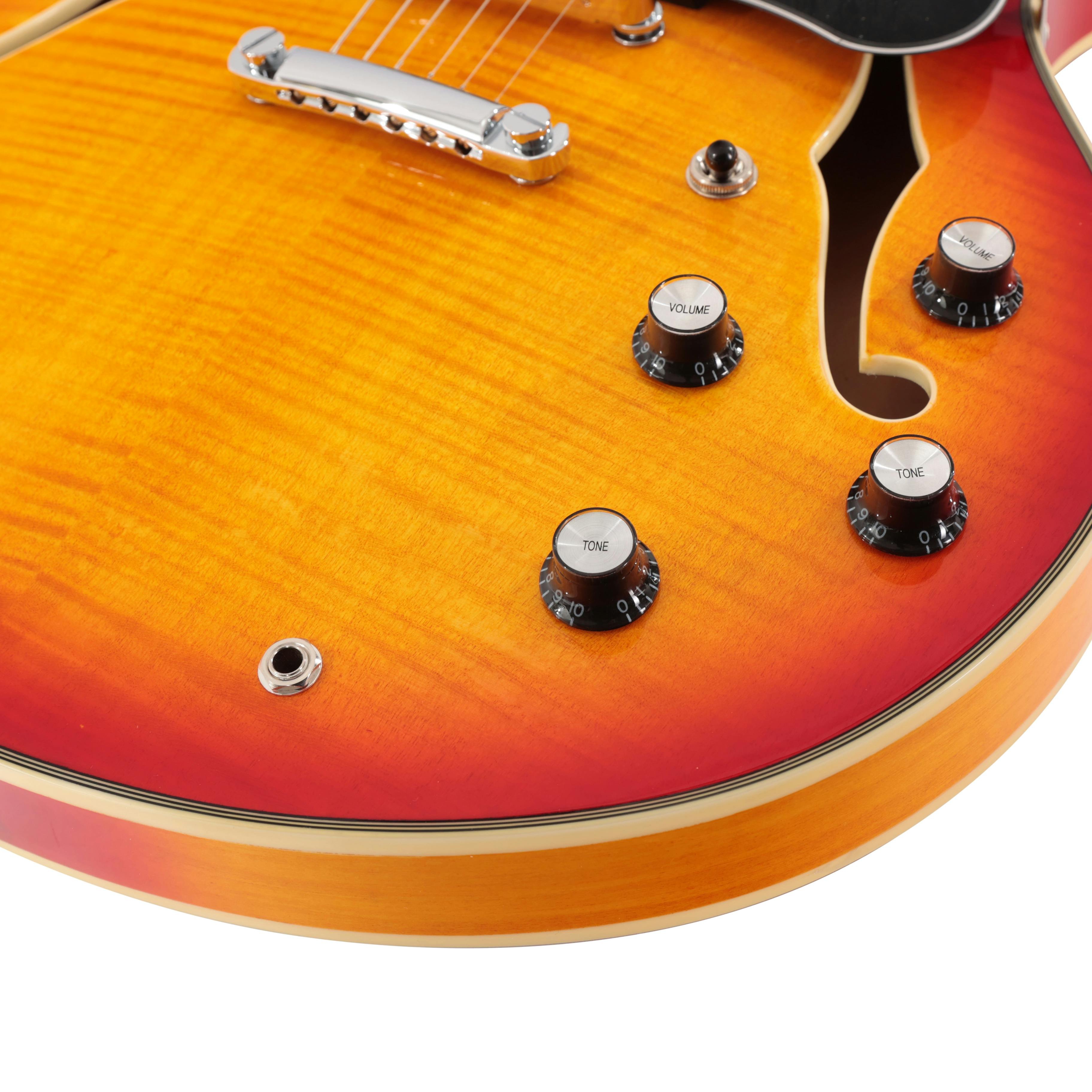 Sire Larry Carlton H7 Semi-Hollow Electric Guitar in Cherry