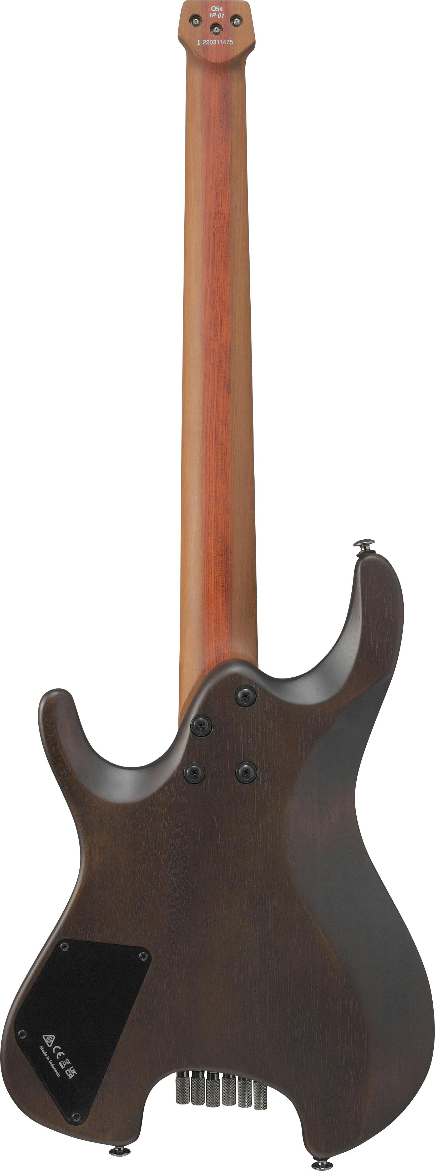 Ibanez Q52PB-ABS Q Series Headless Electric Guitar in Antique Brown Stained - Q52PB-ABS-Ibanez-Q52PB-ABS-Q-Series-Headless-Electric-Guitar-Antique-Brown-Back.jpg
