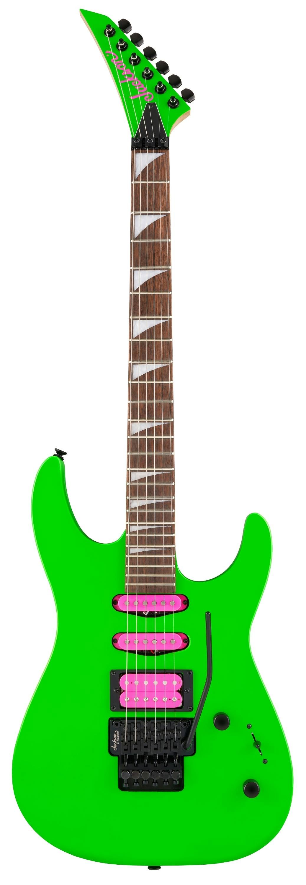 Jackson X Series Dinky DK3XR HSS in Neon Green - 425430-2910022525_jac_ins_frt_01_rr.jpg