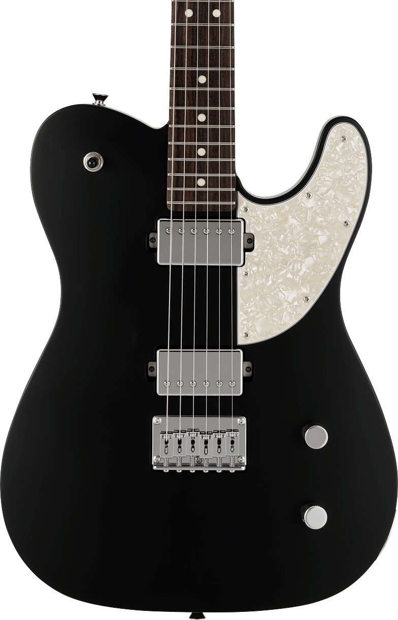 Fender Made in Japan Elemental Series Telecaster Electric Guitar in Stone Black - 5691300306-Fender-Made-in-Japan-Telecaster-Electric-Guitar-Stone-Black-Hero.jpg