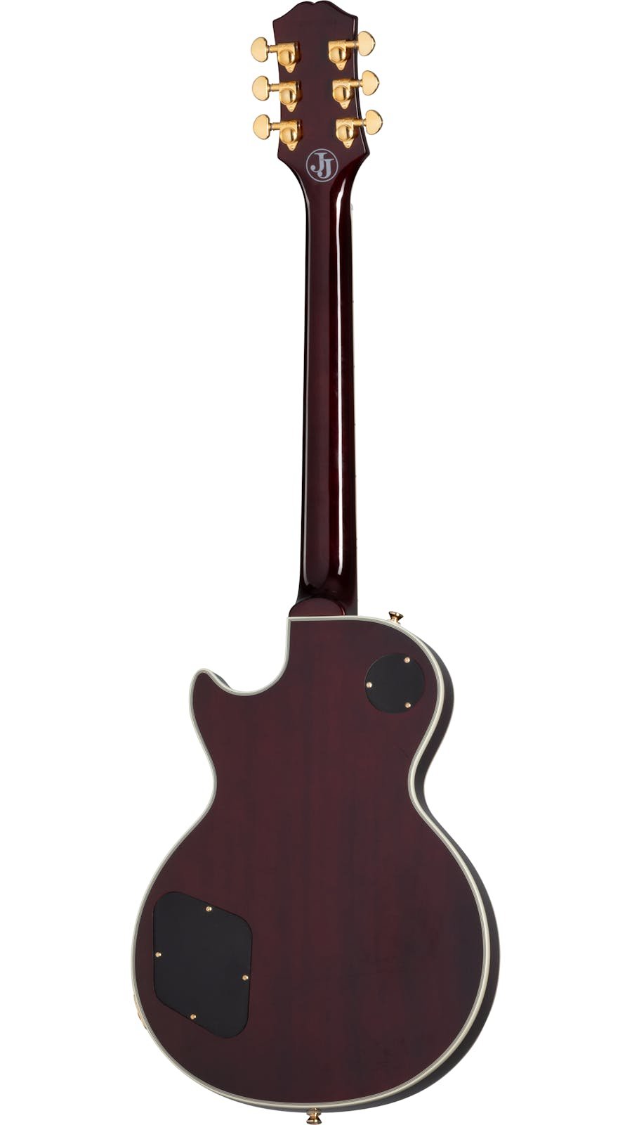 Epiphone Artist Jerry Cantrell Signature "Wino" Les Paul Custom Electric Guitar in Dark Wine Red - 507488-Epiphone-Jerry-Cantrell-Wino-Les-Paul-Custom-Red-Back.jpg