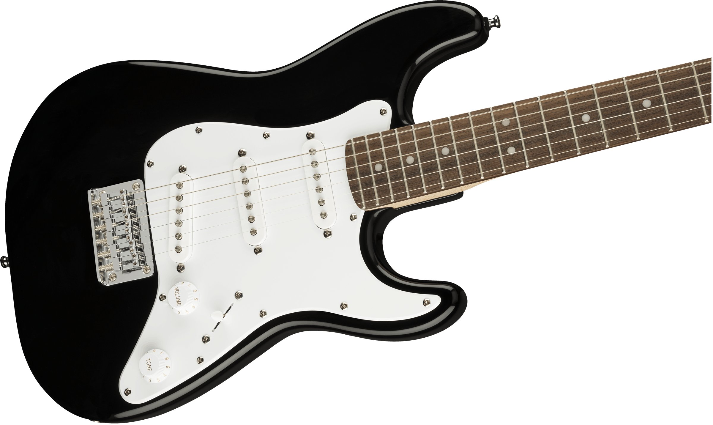 Squier Mini Strat Electric Guitar in Black - Andertons Music Co.