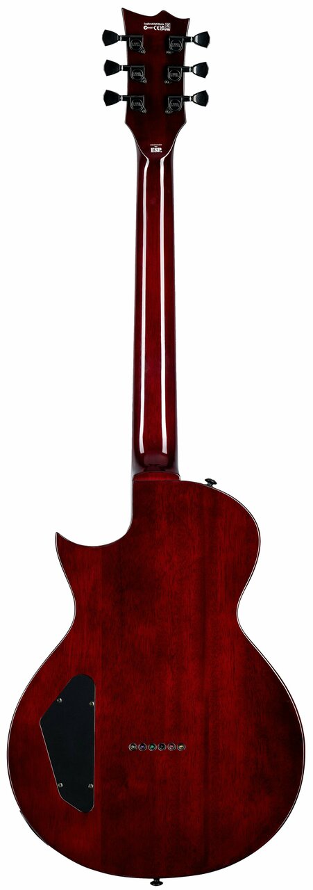 ESP LTD EC-201 FT Electric Guitar in See Thru Black Cherry - 10011361-EC-201FT_STBC_BACK.jpg