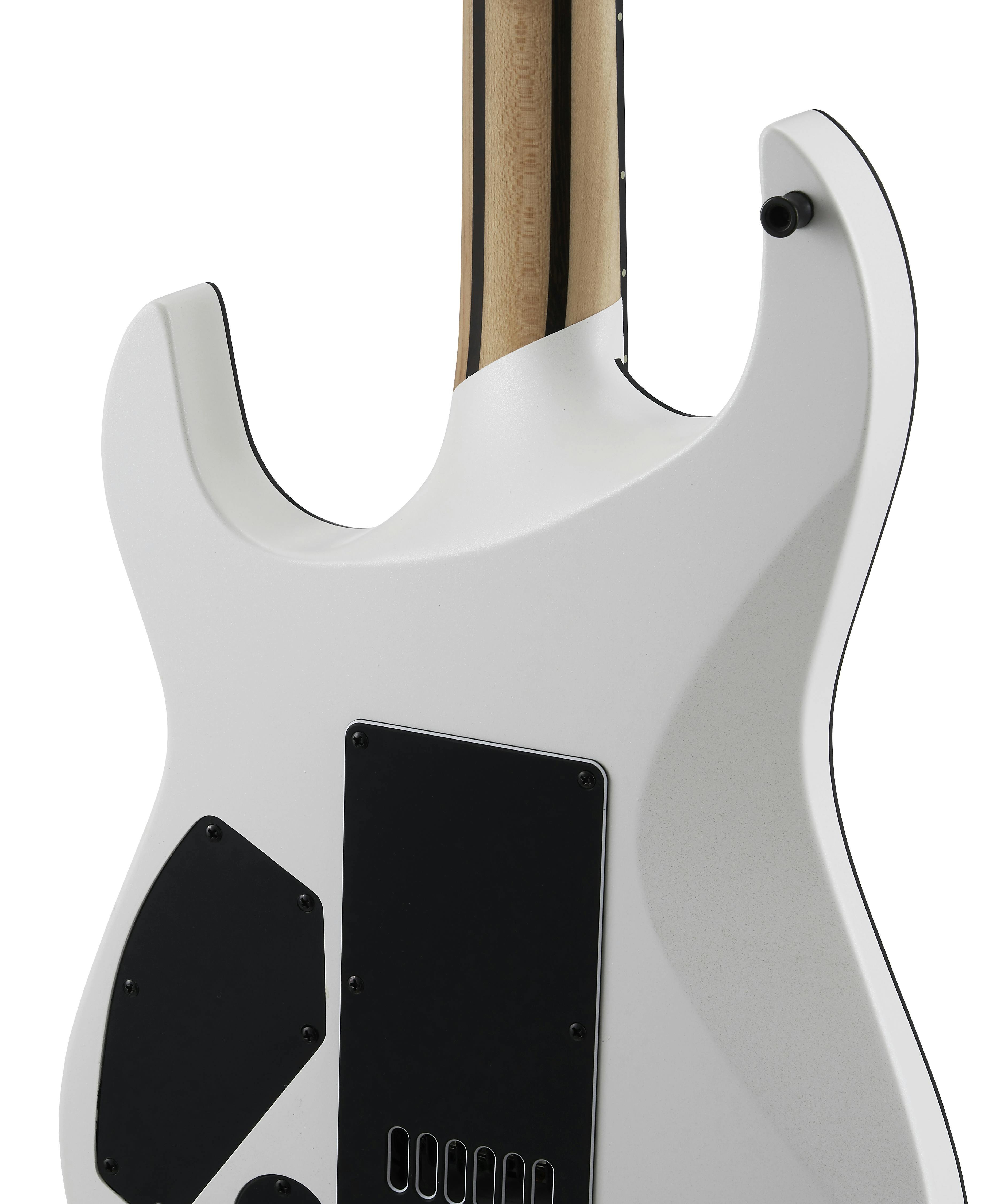 BC Rich Andy James Signature Assassin 6 String Electric Guitar in Satin White - OUTLAW624ETAJWH-bc-rich-andy-james-electric-guitar-back-angle.jpg