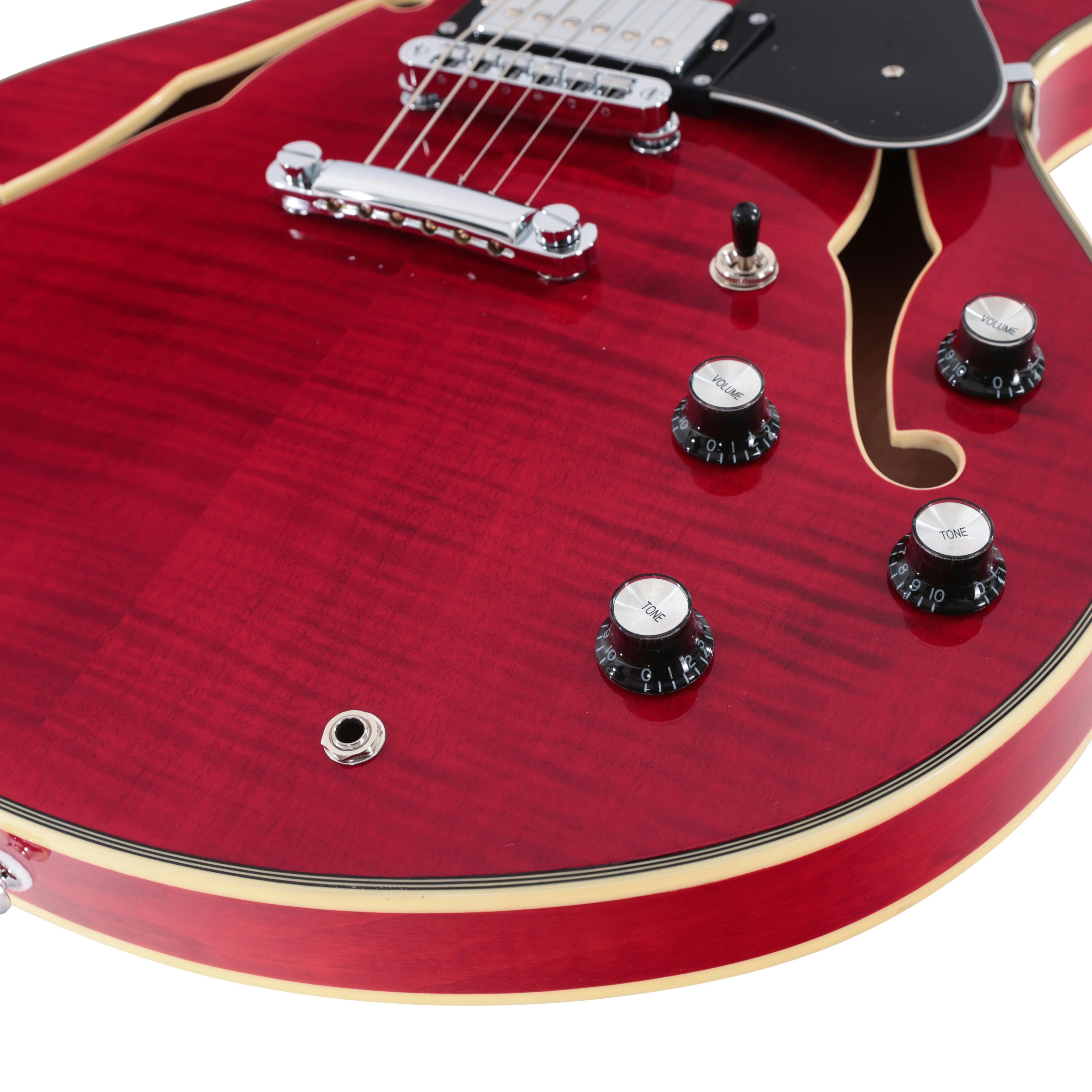 Sire Larry Carlton H7 Semi-Hollow Electric Guitar in See Through