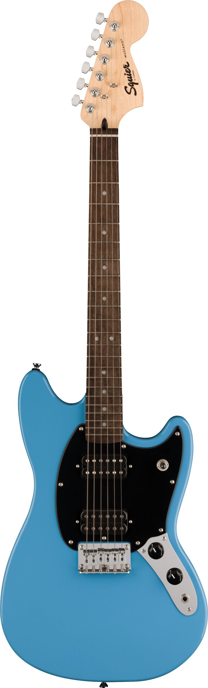 Squier Sonic Mustang HH Electric Guitar in California Blue - 0373701526-Squier-Sonic-Mustang-HH-California-Blue.jpg