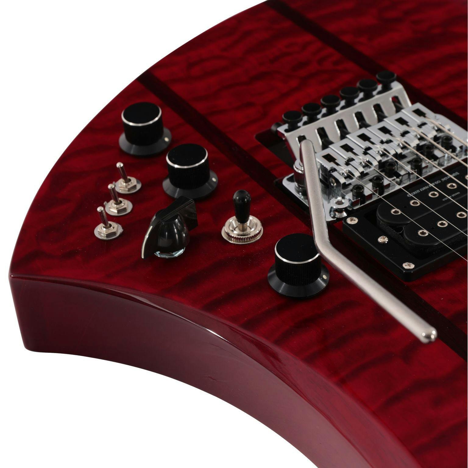 ギター Mockingbird ST T.Red Lefty B.C. Rich Mockingbird Legacy ST with Floyd Rose - Trans Red, Left