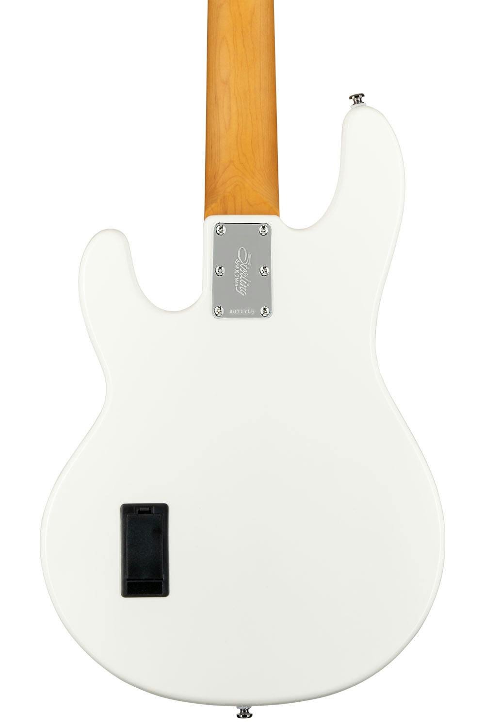 Sterling by Music Man Stingray 5-String in Classic Olympic White - RAY25CAOWHM1-ST-RAY25CA-OWH-M1-REAR-BODY.jpg