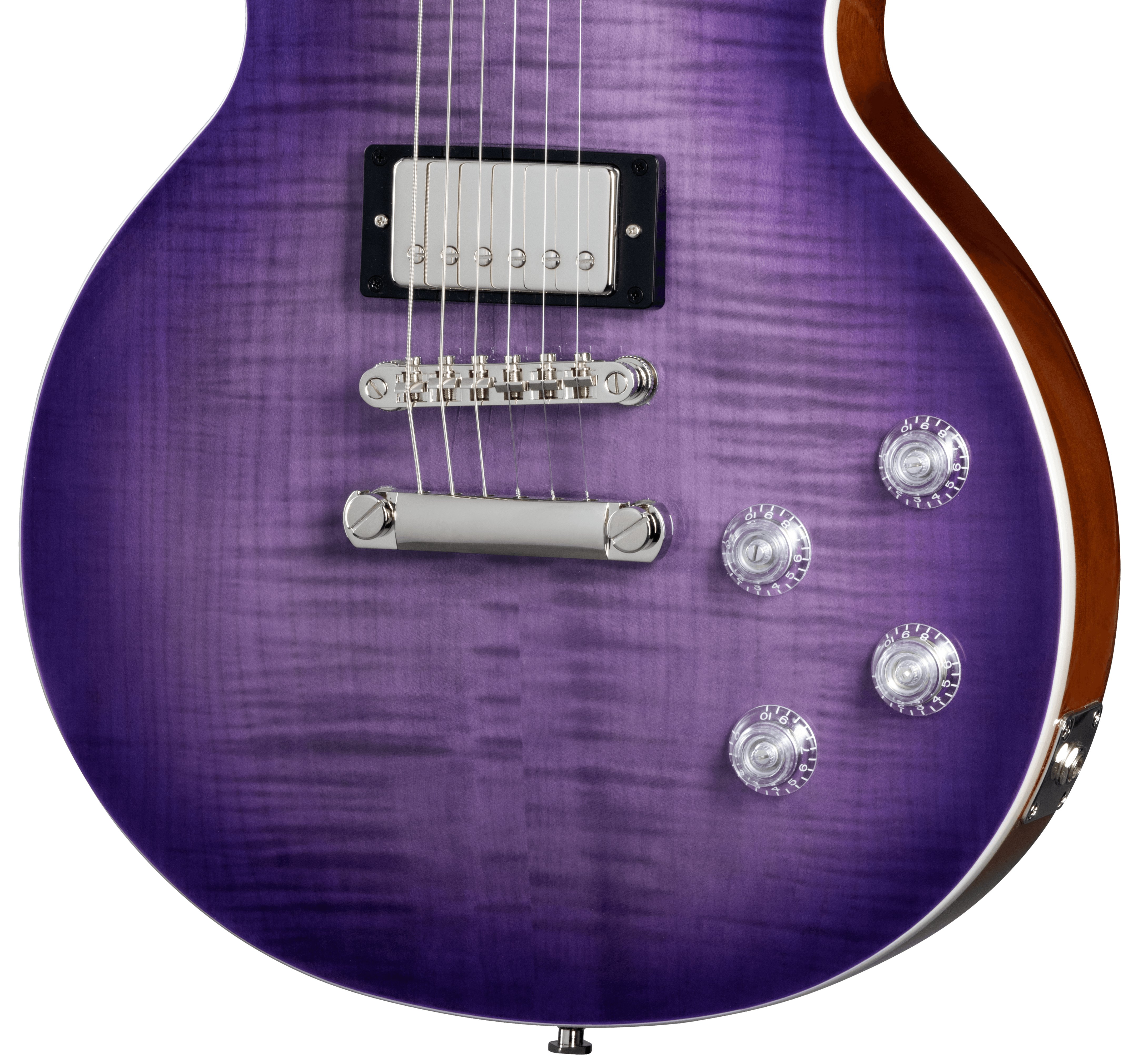 Epiphone Inspired by Gibson Les Paul Modern Figured Electric Guitar in Purple Burst - EILMPRBNH1-Epiphone-Les-Paul-Modern-Figured-Electric-Guitar-in-Purple-Burst-Controls.jpg