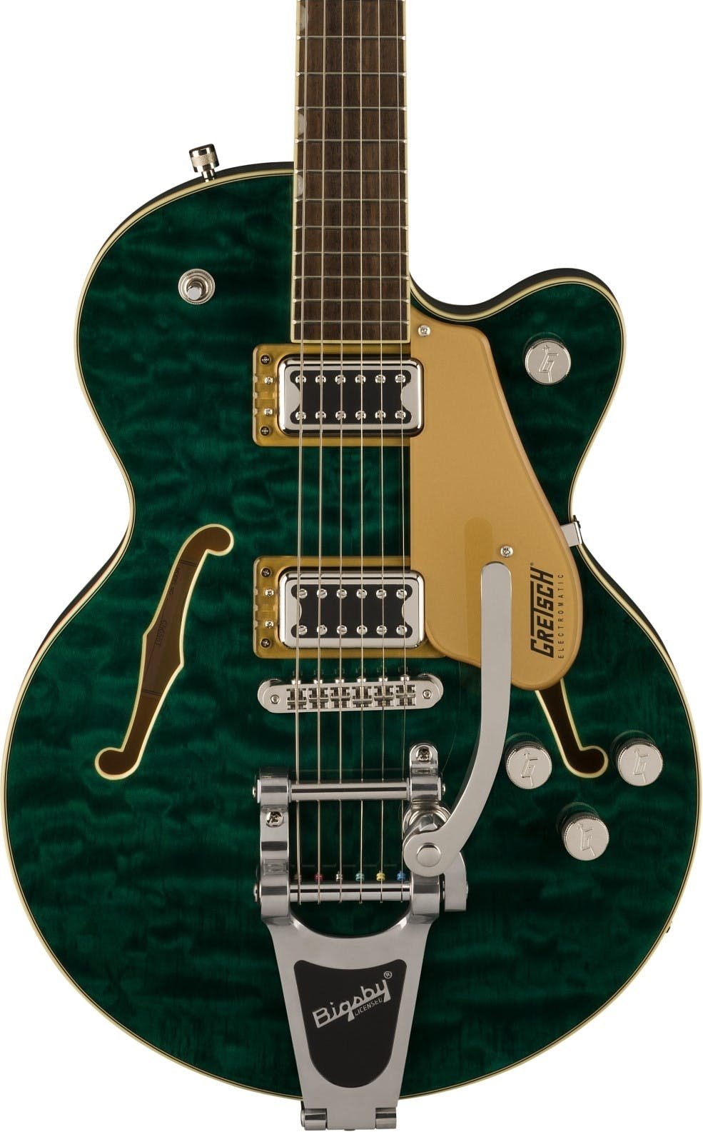 Gretsch G5655T QM Electromatic Center Block Jr. Single Cut Semi-Hollow Electric Guitar in Mariana - 2509876538-2.jpg