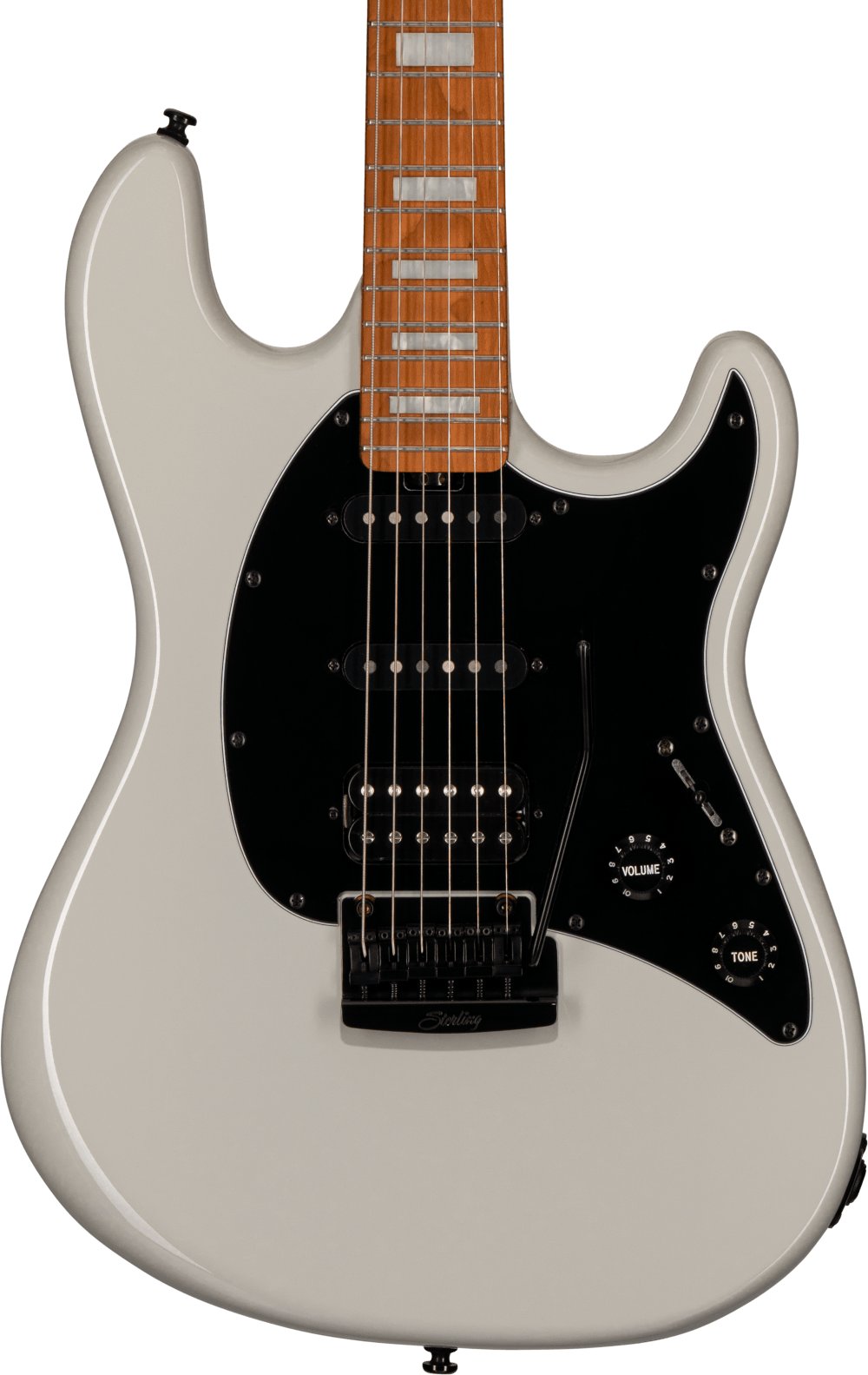 Sterling by Music Man Cutlass CT50 HSS in Chalk Grey - CT50XHSSCGRM2-ST-CT50XHSS-CGR-M2-FRONT-BODY.jpg