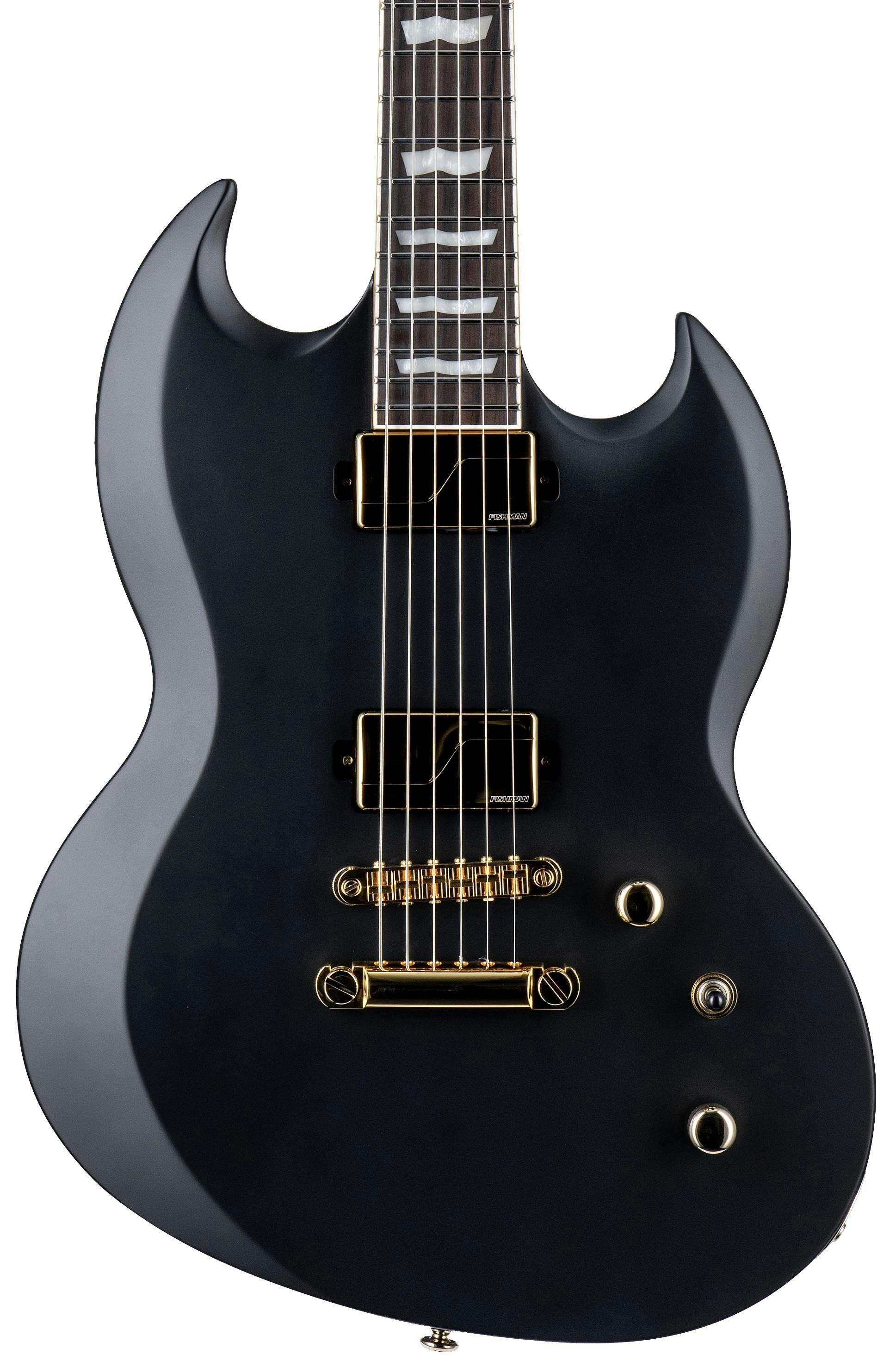 ESP LTD Viper-1000 Electric Guitar in Vintage Black - 10011377-VIPER-1000_VB_FRONT-hero.jpg