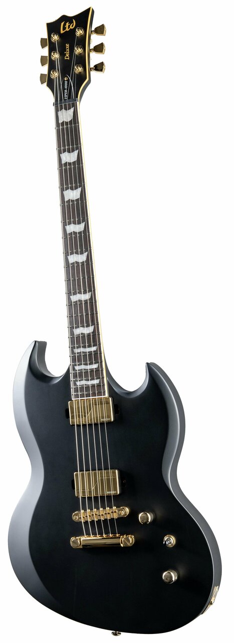 ESP LTD Viper-1000 Electric Guitar in Vintage Black - 10011377-VIPER-1000_VB_ANGLED.jpg