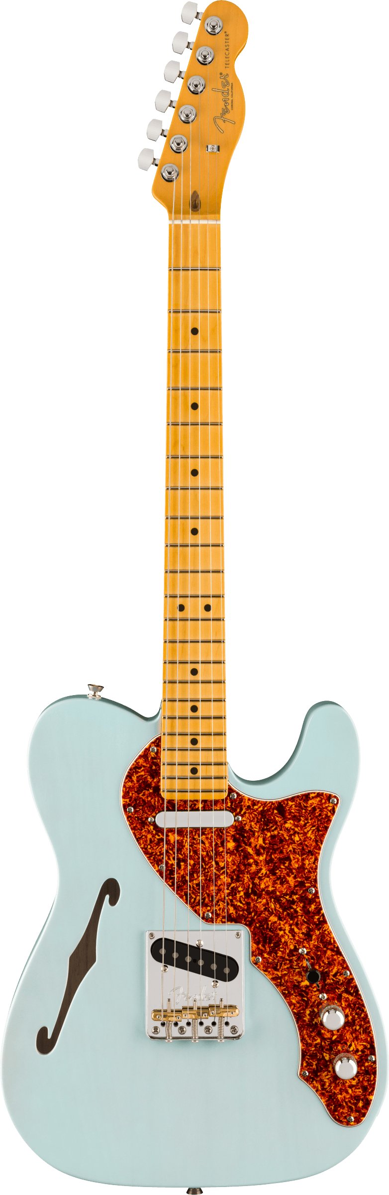 Fender FSR American Professional II Telecaster Thinline in Transparent Daphne Blue - 0171022726-2.jpg