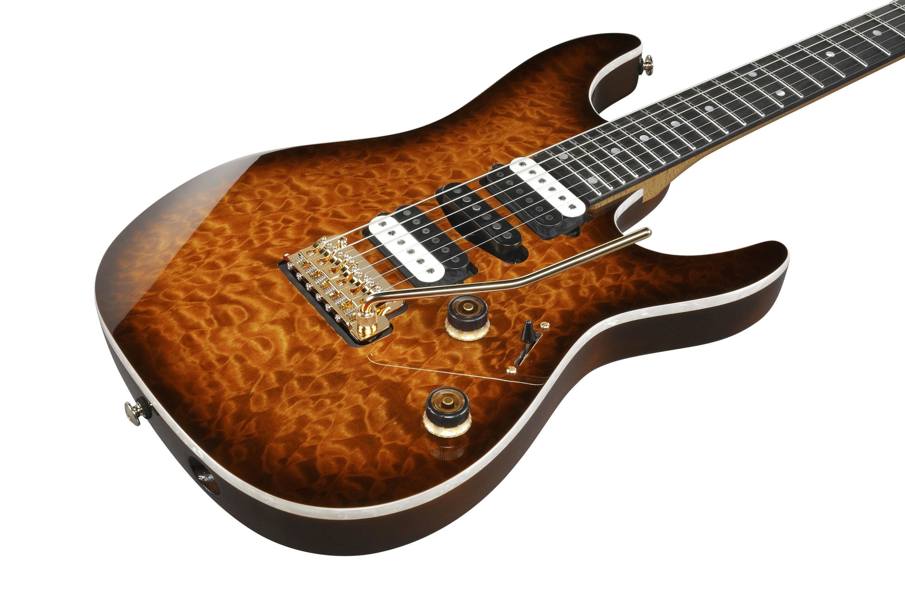 Ibanez AZ47P1QM Premium Electric Guitar in Dragon Eye Burst