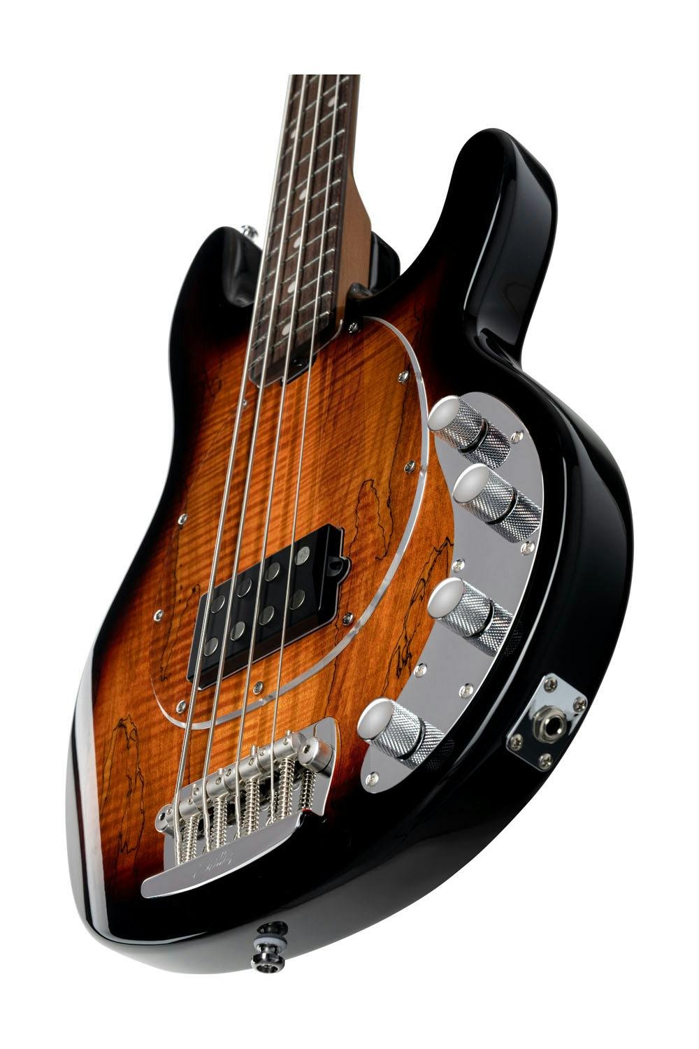 Sterling by Music Man Stingray RAY34 Bass Guitar in Three Tone Sunburst - RAY34SM3TSR2-ST-RAY34SM-3TS-R2-RIGHT-LOWER-BOUT.jpg