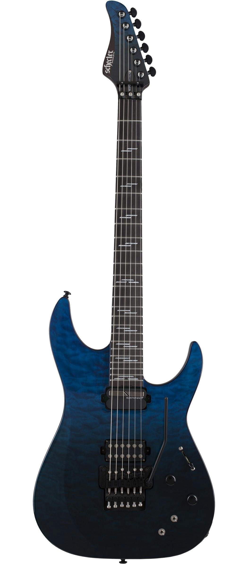 Schecter Reaper-6 Elite FR S Electric Guitar in Deep Ocean Blue