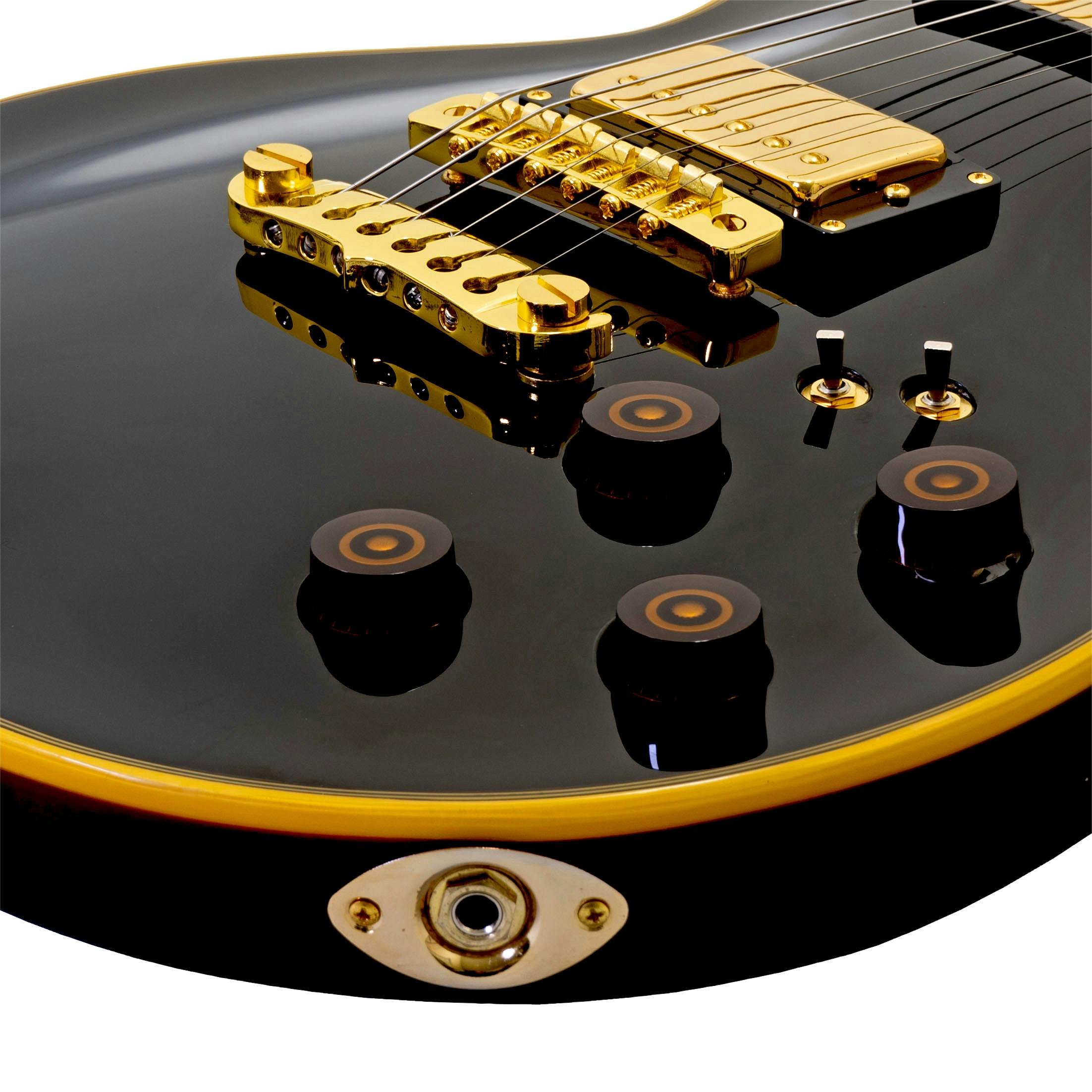 Aria PE-F80 Electric Guitar in Black Top - PE-F80-BKTP-pef80_bktp_2.jpg