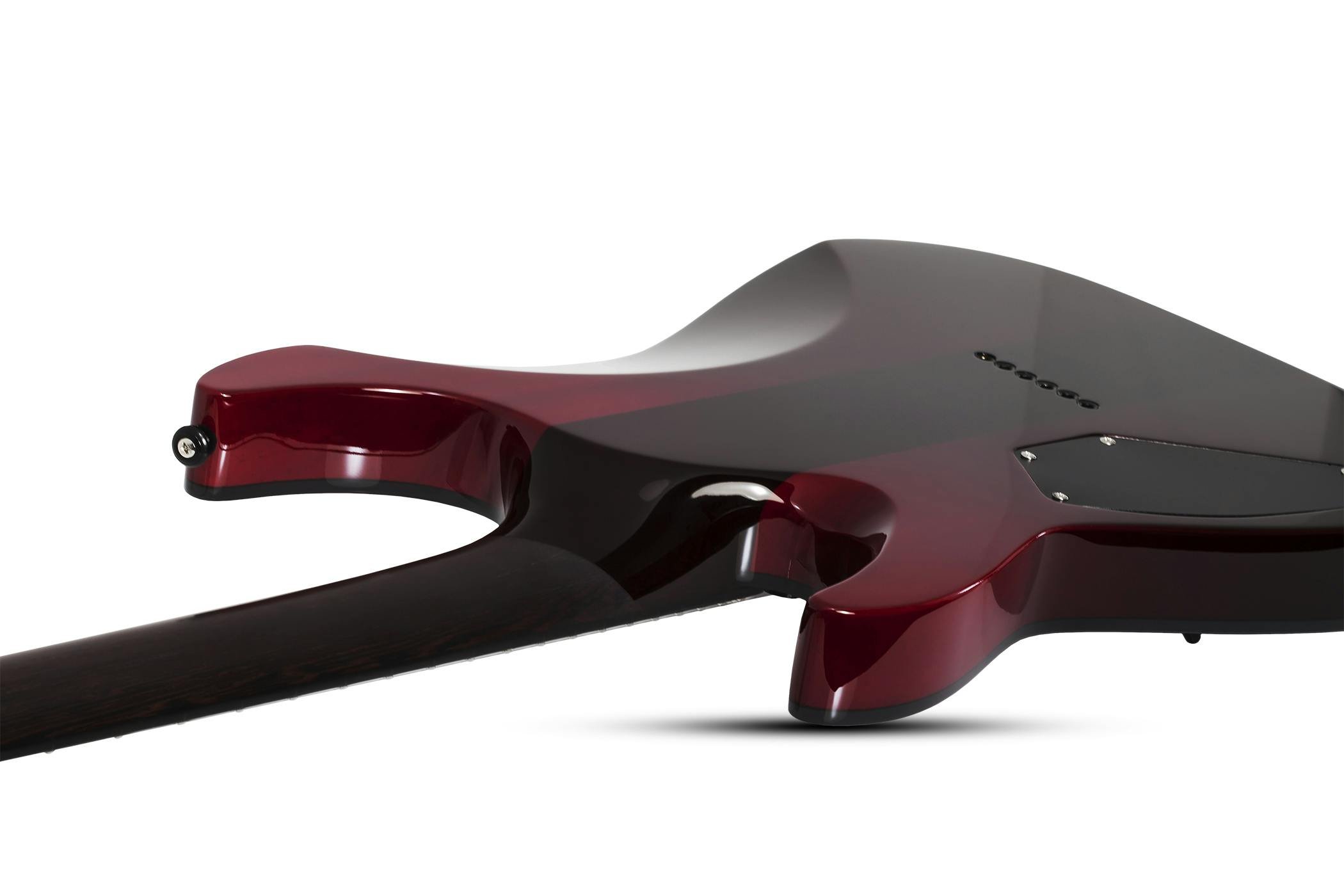 Schecter Reaper-6 Elite Electric Guitar in Bloodburst - SCH-GTR-2180-Schecter-Reaper-6-Elite-Bloodburst-Body-Angle-Back-3.jpg