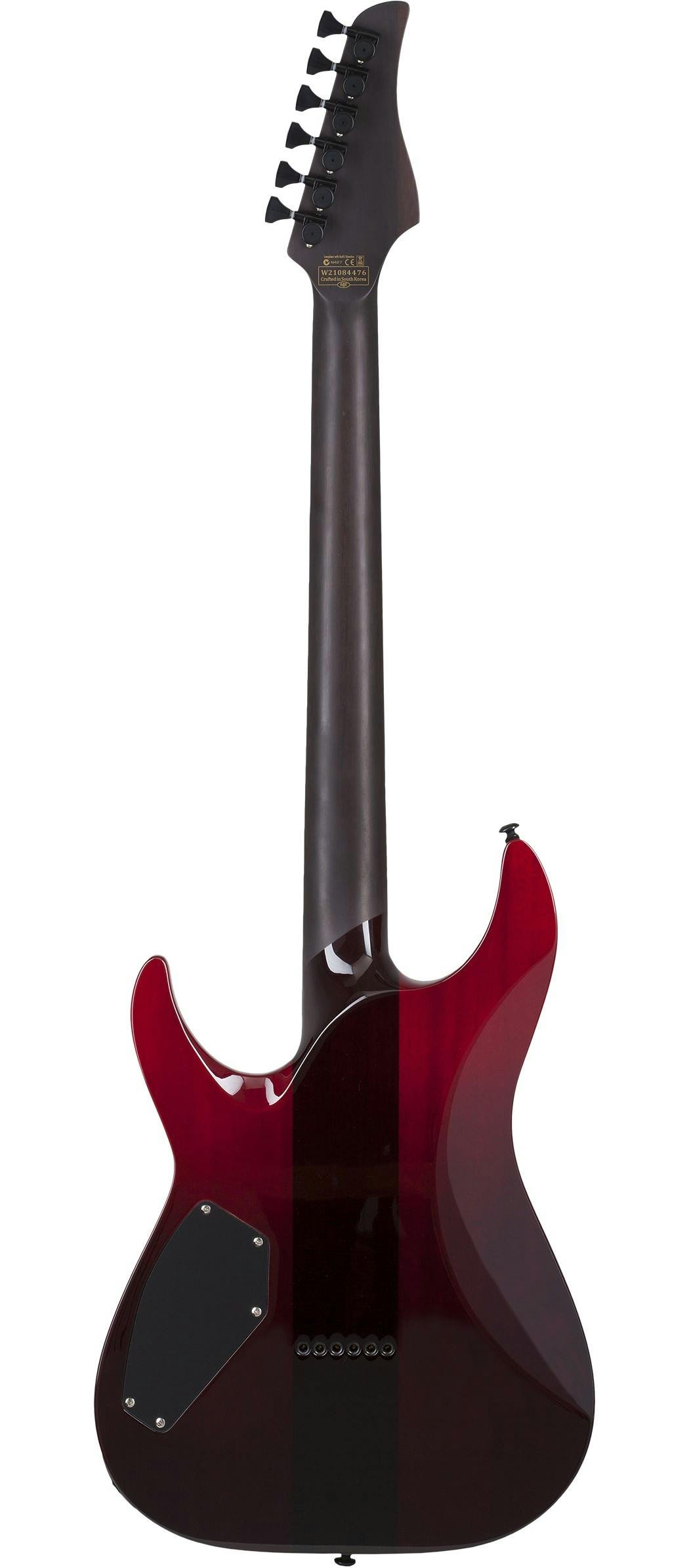 Schecter Reaper-6 Elite Electric Guitar in Bloodburst - SCH-GTR-2180-Schecter-Reaper-6-Elite-Bloodburst-Back.jpg