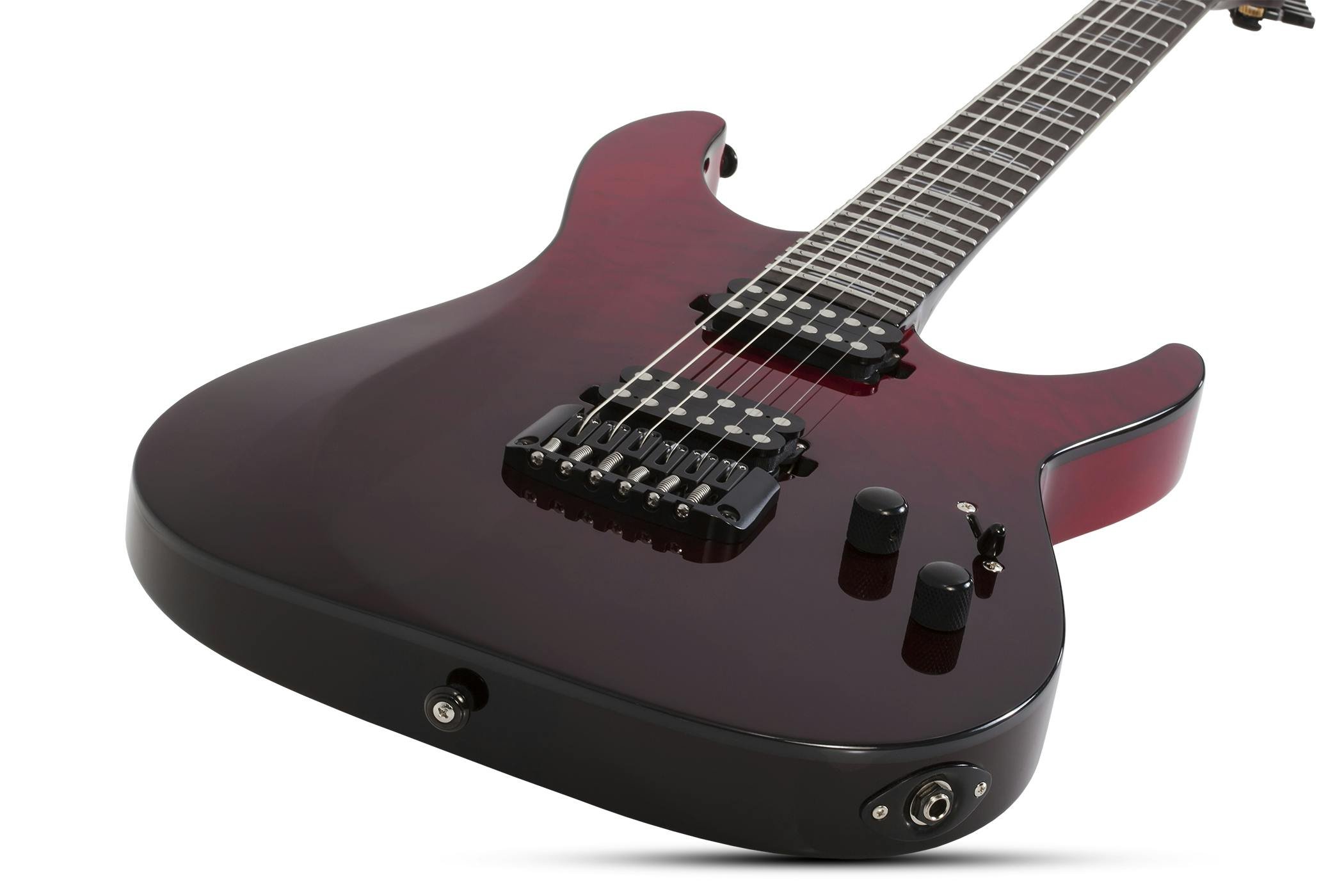 Schecter Reaper-6 Elite Electric Guitar in Bloodburst - SCH-GTR-2180-Schecter-Reaper-6-Elite-Bloodburst-Body-Angle-2.jpg