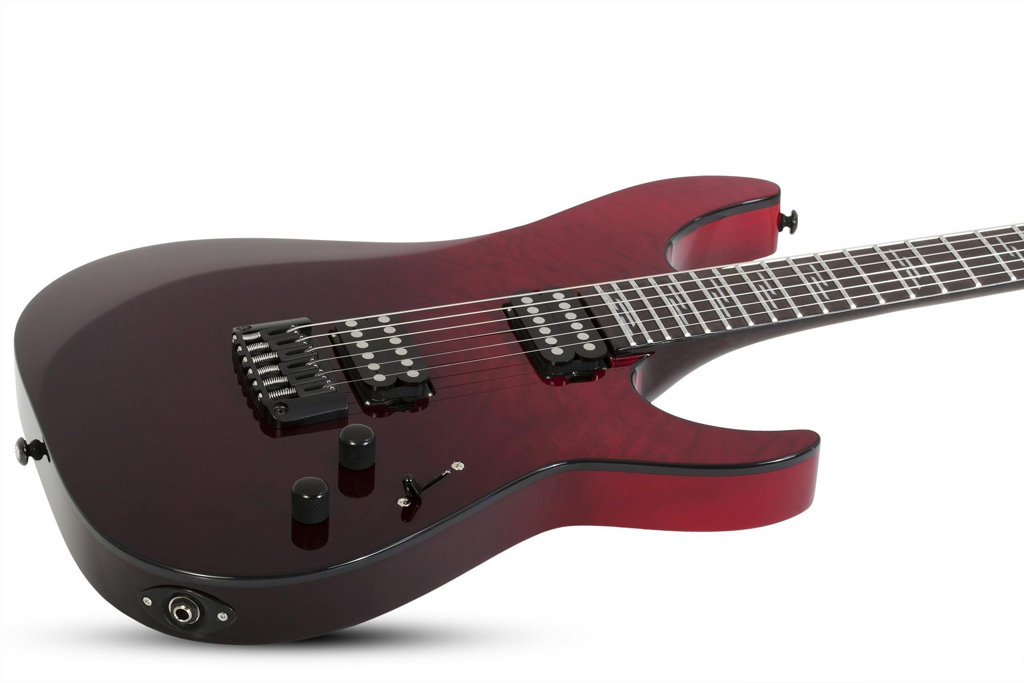 Schecter Reaper-6 Elite Electric Guitar in Bloodburst - SCH-GTR-2180-Schecter-Reaper-6-Elite-Bloodburst-Body-Angle.jpg